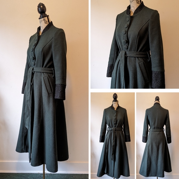 Vintage Jackets & Blazers - Vintage Wool Princess Coat
